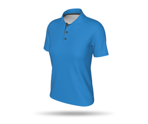 Womens Interchangeable SS Inline Polo Shirt