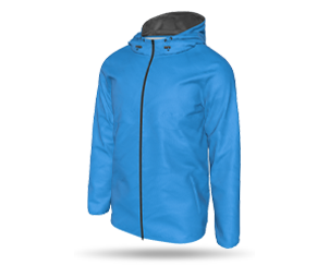 Mens Full Zip Hooded Windbreaker Jacket