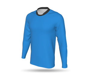 Mens LS Raglan Football Shirt - Kiwi Collar