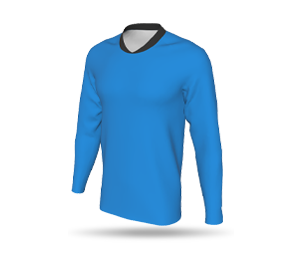 Mens LS Raglan Football Shirt - Crossover Collar