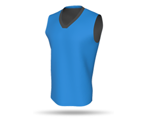 Mens Reversible Basketball Singlet - Laker Collar