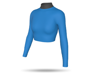 Womens Inline LS Crop Top