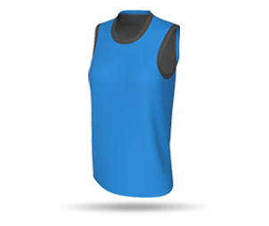 Womens Reversible Basketball Singlet - Round Collar