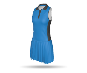 Womens Sleeveless Pleated Golf Dress