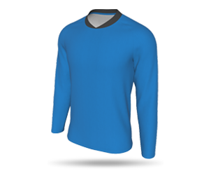 Mens Interchangeable LS Raglan Football Shirt - Crossover Collar