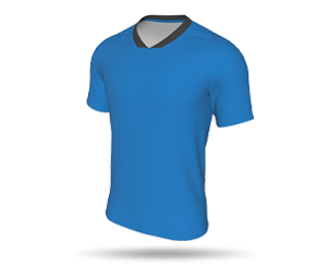 Mens Interchangeable SS Raglan Football Shirt - Cut Off V-Neck Collar