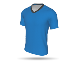 Mens Interchangeable SS Raglan Football Shirt - V-Neck Collar