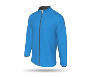 Mens Raglan Full Zip Fleece Jacket