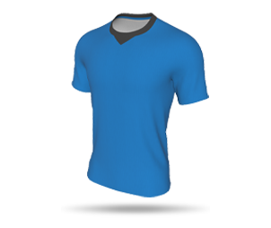 Mens Interchangeable SS Inline Football Shirt - Chevron Round Collar
