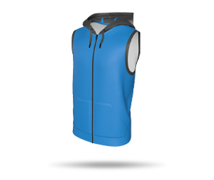 Mens Sleeveless Gym Hoodie - Style 3