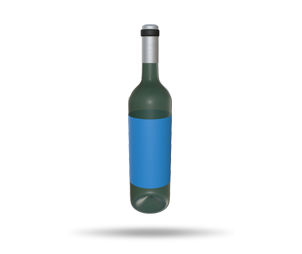 Wine Bottle - Full Label